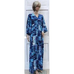 Hilo Hattie Fashions Blue Hawaiian Dress Vacation Outfit Women’s SZ 14
